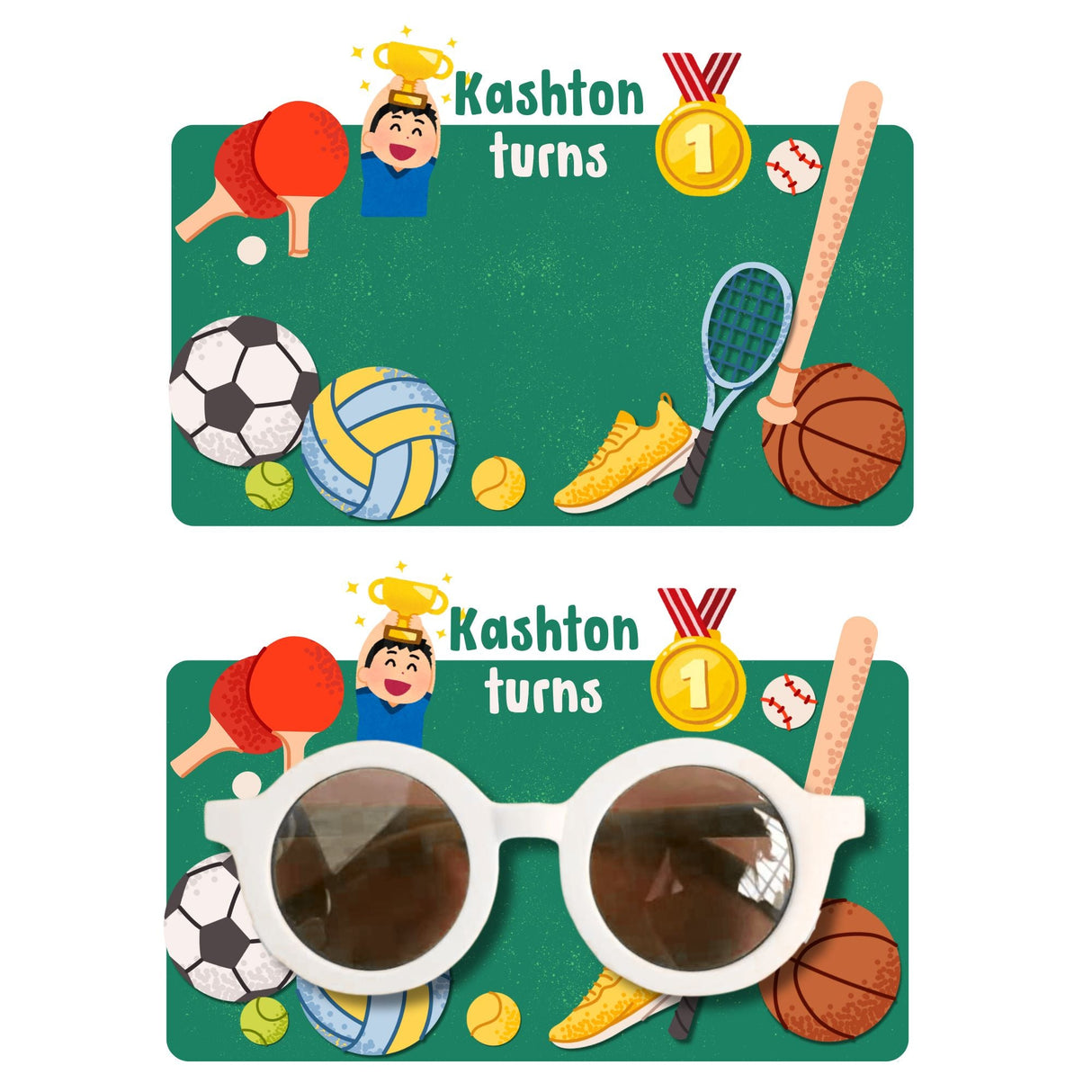 Sunglasses with Backing