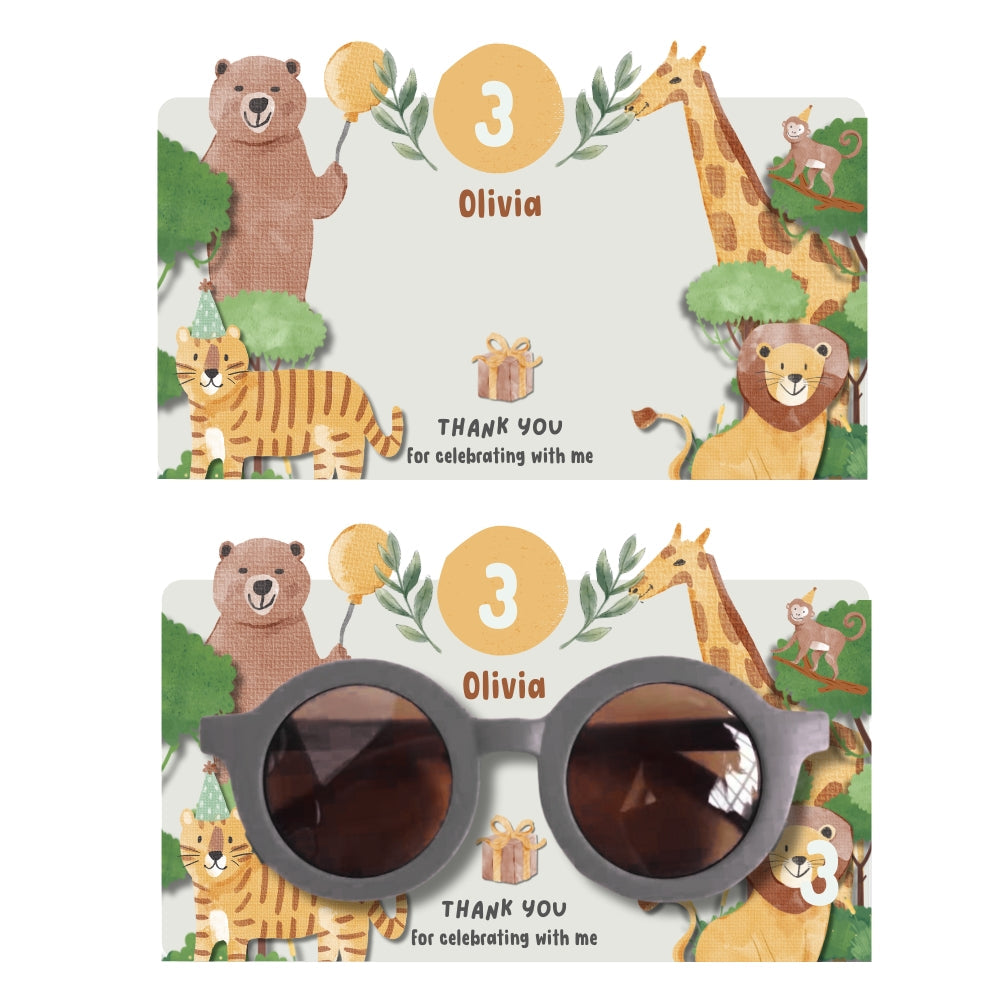 Sunglasses with Backing