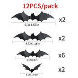 Halloween Bat Wall Stickers 3D Decals