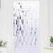 Sequin Tinsel Curtain Backdrop Square - Sliver