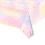 Iridescence Rainbow Disposable Table Cloth