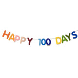 Rainbow Felt Happy 100 Days Banner
