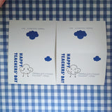 Cute Clouds Happy Teacher's Day Greeting Gift Card