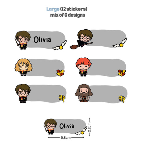 [ Sticker ] Personalised Waterproof Name Sticker Set