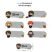 Harry Potter Personalized Name Sticker Set