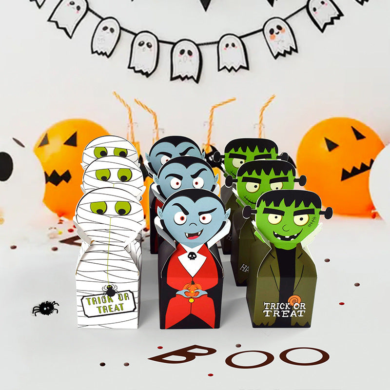 Halloween Monster Candy Packaging Box