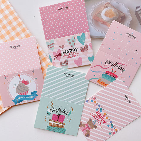 Mini Happy Birthday Design Greeting Gift Card