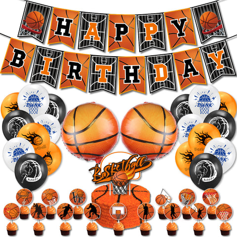 Basketball Balloon Birthday Set 1