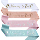 Lake Blue "Mummy to Be" Satin Sash