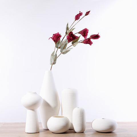 Classic White Art Ceramic Vase