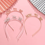 MOM TO BE Tiara Headband - Rose Gold