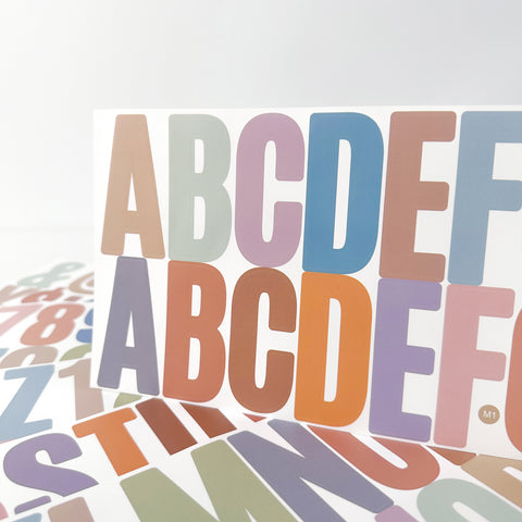 A to Z Alphabets Letters Craft Stickers