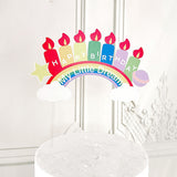 Rainbow Candle Birthday Cake Topper