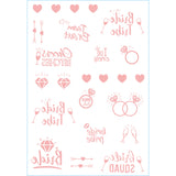 Bride To Be Rose Pink Decoration Pack