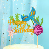 Mermaid Birthday Cake Topper