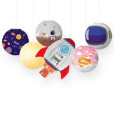 Round Paper Lantern Decoration - Outer Space Set