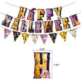 Happy Halloween with Triangle Banner