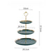 Nordic Porcelain 2 Tier 3 Tier Cupcake Stand