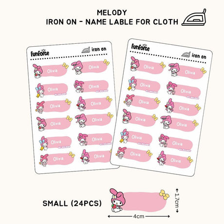 [ Iron on ] Name label