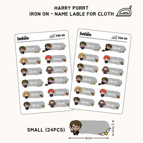 [ Iron on ] Name label