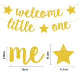 Welcome Little One Star Banner - Rose Gold