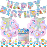 Mermaid Balloon Birthday Pack
