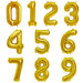 16 inch Number Foil Balloon