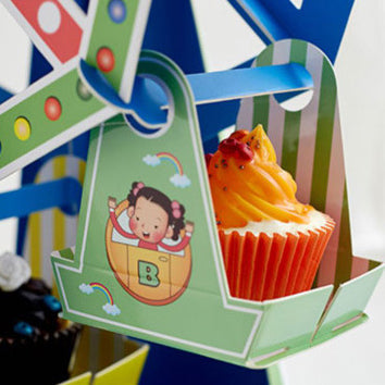 Kids Cake Cupcake Dessert Stand - Ferris Wheel