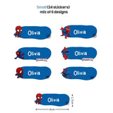 [ Sticker ] Personalised Waterproof Name Sticker Set