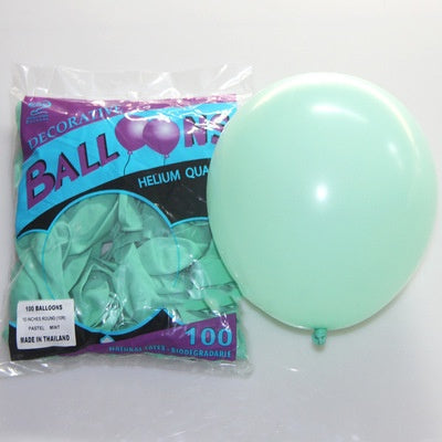 Solid balloon 12 inch 10 inch 5 inch latex balloon for birthday party decoration