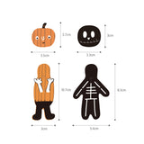 Halloween Lollipop Candy Decoration Cards 6in1