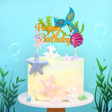 Mermaid Birthday Cake Topper