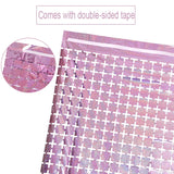 Sequin Tinsel Curtain Backdrop Square - Candy