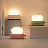 Toast Light Warm White LED Night Desk Lamp