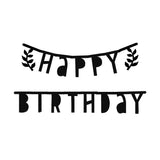 Happy Birthday Clip Banner - Black Swan
