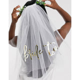 Eucalyptus Bride To Be Veil - Gold