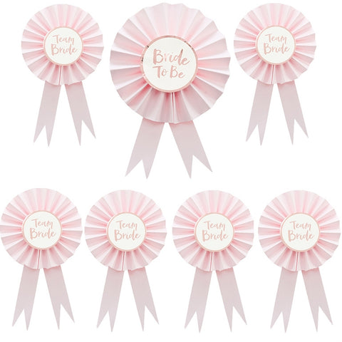 Bride To Be Badges Set