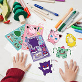 6pcs set DIY Sticker for kids