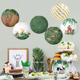 Round Paper Lantern Decoration - Wild Animal Set