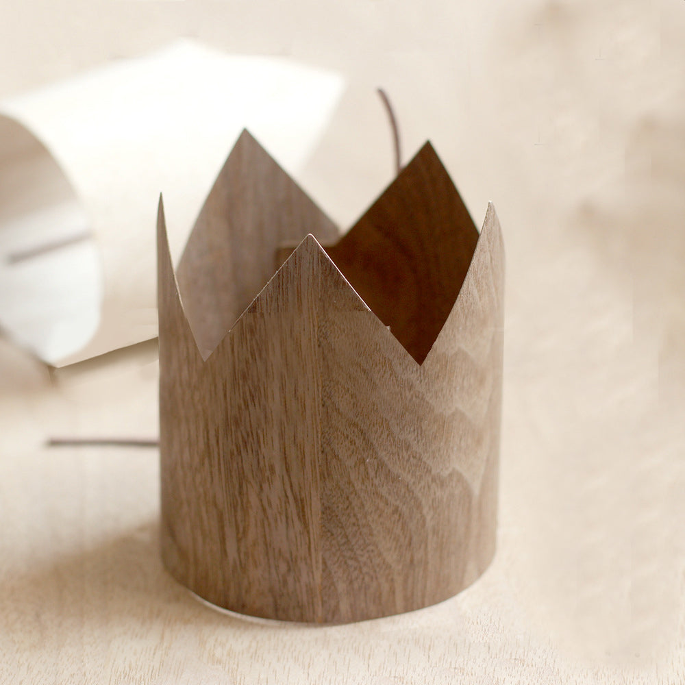 Wood Decorative Party Hat