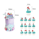 Mermaid Birthday Decoration Pack for party event celebration Ariel Mermaid Under The Sea set