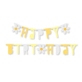 Happy Birthday Clip Banner - Daisy