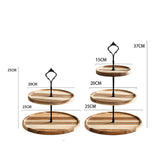 Wooden Tray 2 Tier 3 Tier Cupcake Stand