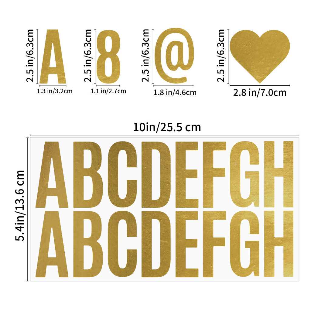 A to Z Alphabets Letters Craft Stickers