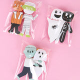 Halloween Lollipop Candy Decoration Cards 6in1