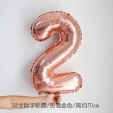 All 32inch Number Balloon No Helium 32 inch Number Balloon