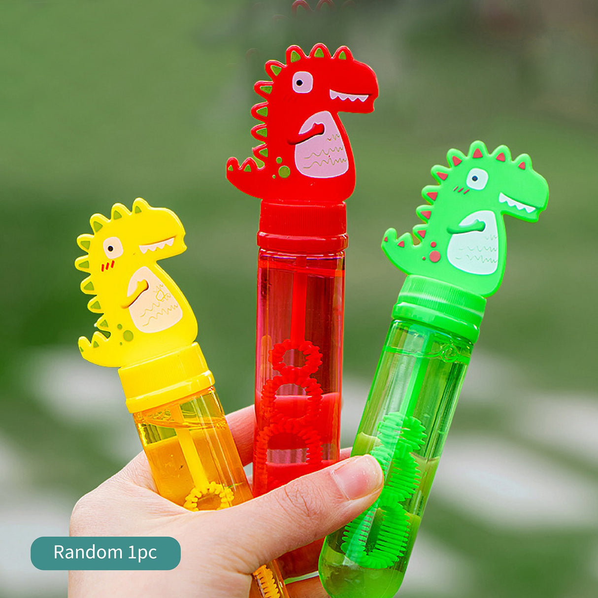 Mini Bubble Play Wands - Dinosaur