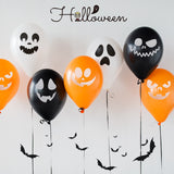 Halloween Ghost Face Latex Balloons