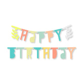 Happy Birthday Clip Banner - Macaroon