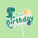 Dinosaur Jungle Safari Birthday Cake Cupcake Topper Individual